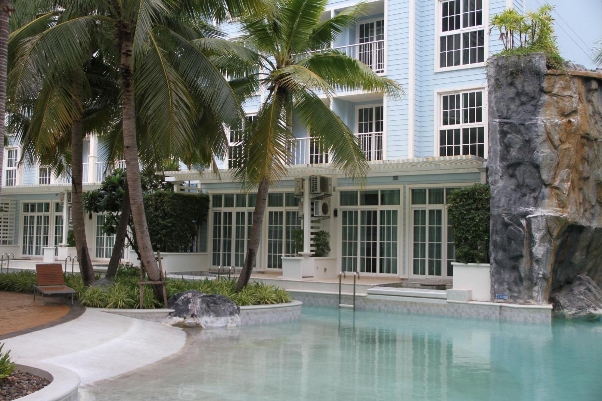 Grand Florida芭提雅带免费游泳池温泉桑拿浴和健身房瑜伽室私家海滩公寓e206 Na Chom Thian Εξωτερικό φωτογραφία